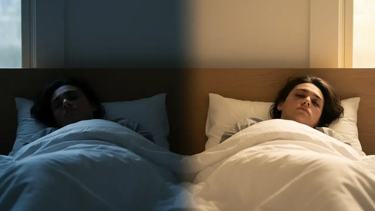 Ilustração da diferença entre cansaço comum e cansaço físico sem explicação ou fadiga crônica, destacando a necessidade de atenção aos sinais do corpo.